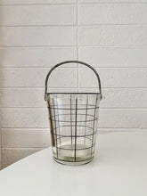 Load image into Gallery viewer, vintage glass ice bucket
