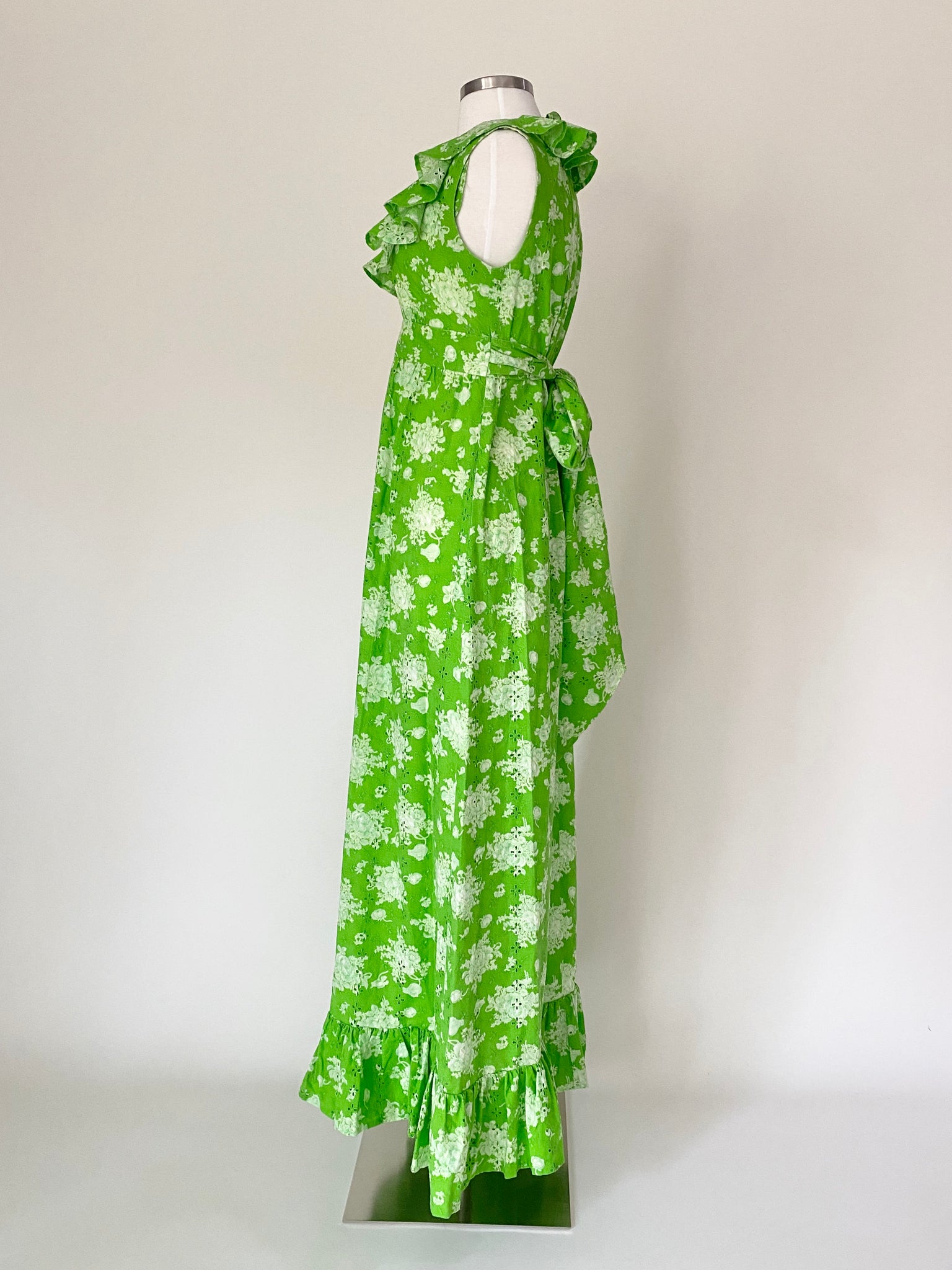 1960s Lime Green Floral Prairie Dress | Vintage Dresses | Drinking Dresses 1960s Lime Green Floral Prairie Dress | Vintage Dresses | Drinking Dresses