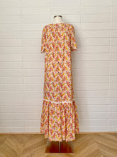 Load image into Gallery viewer, Vintage Jungle Print Eyelet Trimmed Muumuu - Size M/L
