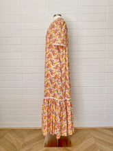 Load image into Gallery viewer, Vintage Jungle Print Eyelet Trimmed Muumuu - Size M/L
